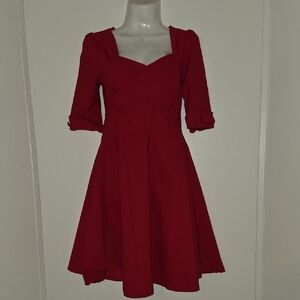 ❤️ 3 FOR $20 DRESS SALE ❤️ Miusol Red Long Sleeve Dress